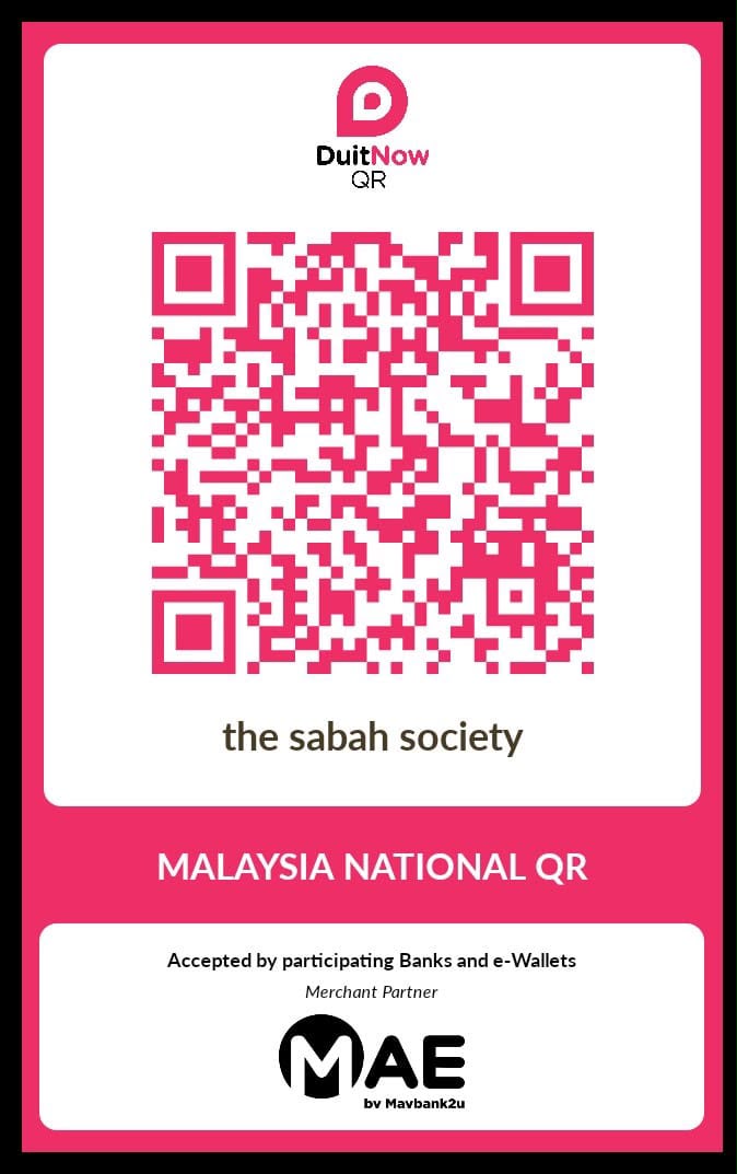 DuitNow QR payment code for The Sabah Society